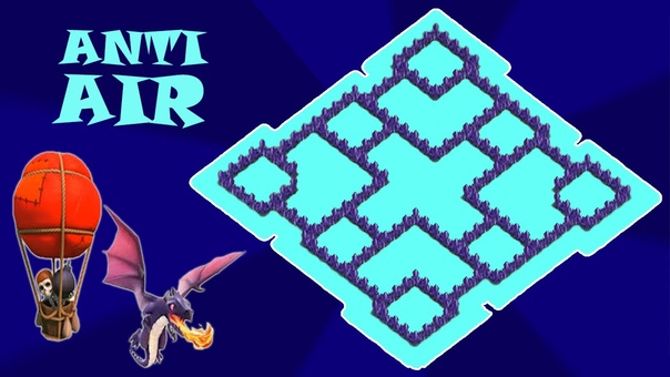Clash of Clans Best TH7 Hybrid Base + Defense Clip, Anti Dragon, Balloon, Healer,